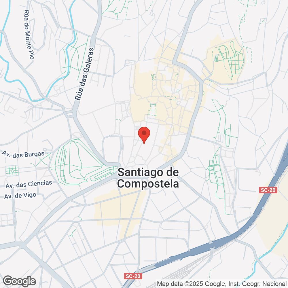 Rúa do Vilar, 33, 1º, 15705 Santiago de Compostela, A Coruña.